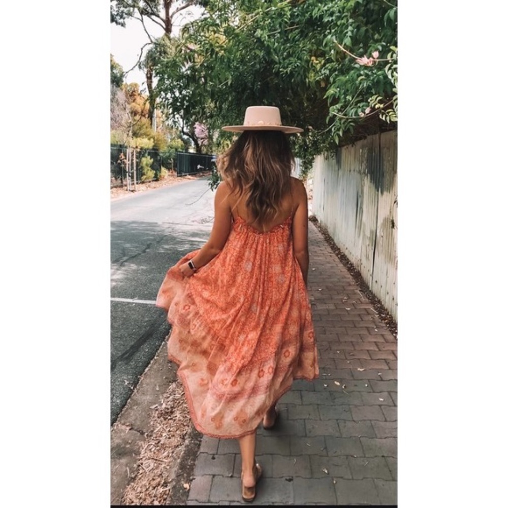 Spell Love Story Strappy Midi Dress ~ XS